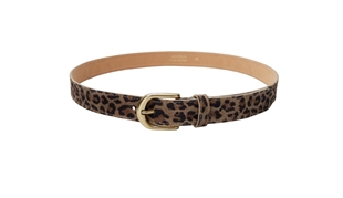 Black Colour - BCsmilla suede belt natural leo